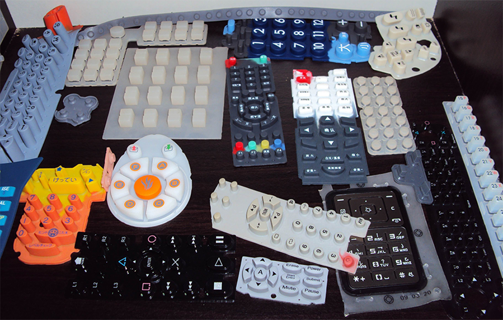 silicone button pads